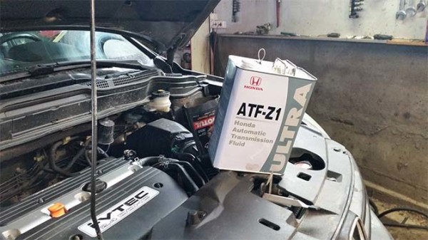 Полная и частичная замена масла в АКПП Honda CR-V своими руками