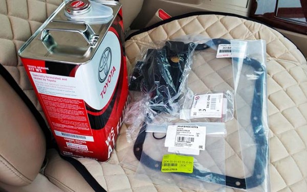 Замена масла а АКПП Toyota Camry V50 своими руками