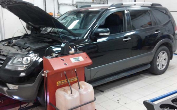 Полная и частичная замена масла в АКПП Kia Sorento